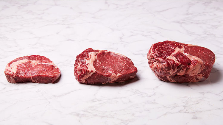 お肉のサイズ感